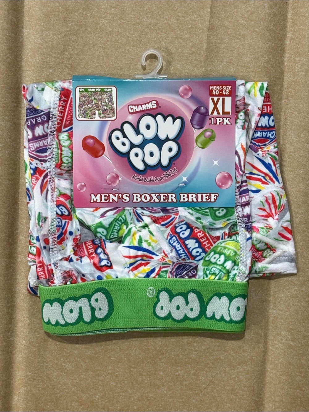 Mens Charms Blow Pops Licensed Boxer Briefs - Size Extra Large XL - NWT